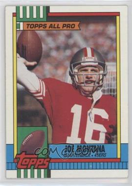 1990 Topps - [Base] - With Disclaimer #13 - Joe Montana