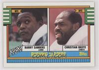 Barry Sanders, Christian Okoye (Hashmarks at Bottom)