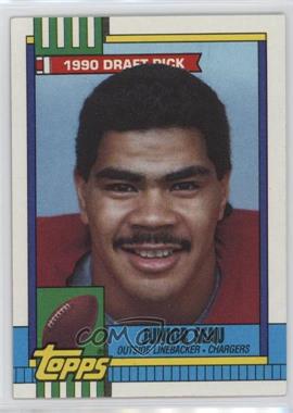 1990 Topps - [Base] - With Disclaimer #381 - Junior Seau