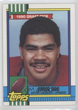 1990 Topps - [Base] - With Disclaimer #381 - Junior Seau