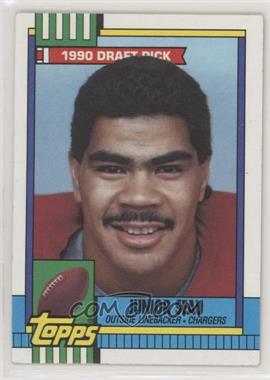 1990 Topps - [Base] - With Disclaimer #381 - Junior Seau