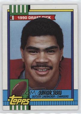 1990 Topps - [Base] - With Disclaimer #381 - Junior Seau