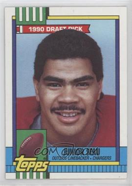 1990 Topps - [Base] - With Disclaimer #381 - Junior Seau