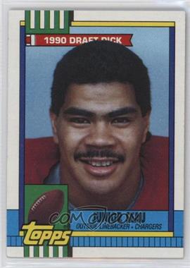 1990 Topps - [Base] - With Disclaimer #381 - Junior Seau