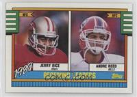 Jerry Rice, Andre Reed (Hashmarks at Bottom)