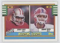 Jerry Rice, Andre Reed (No Hashmarks at Bottom)