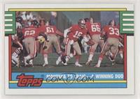 Joe Montana, Roger Craig (No Hashmarks at Bottom)