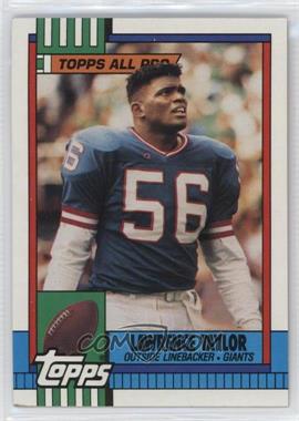 1990 Topps - [Base] - With Disclaimer #52 - Lawrence Taylor