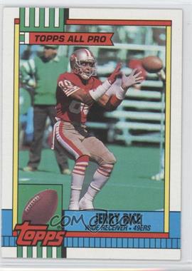 1990 Topps - [Base] - With Disclaimer #8 - Jerry Rice