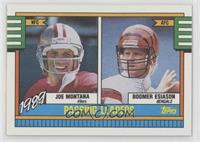 1989 Passing Leaders (Joe Montana, Boomer Esiason) (With Hashmarks)