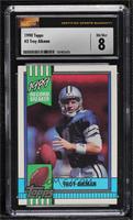 Record Breaker - Troy Aikman [CSG 8 NM/Mint]