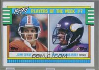 John Elway, Mike Merriweather [Noted]