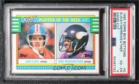 John Elway, Mike Merriweather [PSA 4 VG‑EX]