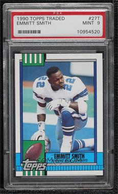 1990 Topps Traded - [Base] #27T - Emmitt Smith [PSA 9 MINT]