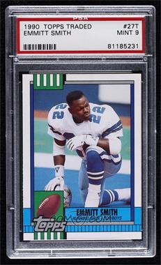 1990 Topps Traded - [Base] #27T - Emmitt Smith [PSA 9 MINT]