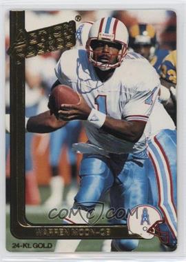 1991 Action Packed - 24-Kt. Gold #19G - Warren Moon