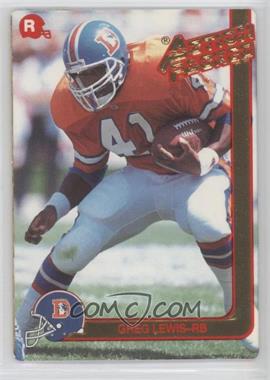 1991 Action Packed Rookies - [Base] #20 - Greg Lewis