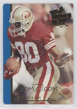 1991 Action Packed The All-Madden Team - [Base] #43 - Jerry Rice [EX to NM]