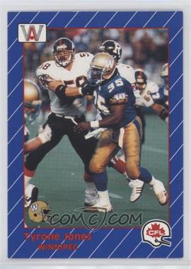 1991 All World CFL - [Base] #106 - Tyrone E. Jones