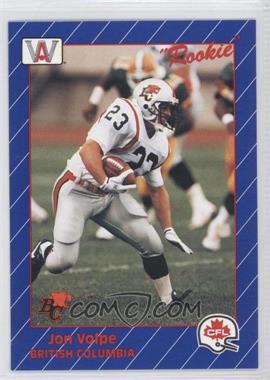 1991 All World CFL - [Base] #16 - Jon Volpe