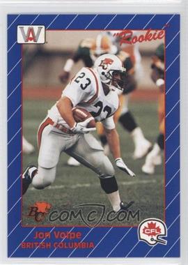 1991 All World CFL - [Base] #16 - Jon Volpe