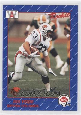 1991 All World CFL - [Base] #16 - Jon Volpe