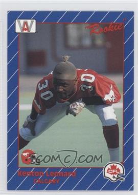 1991 All World CFL - [Base] #28 - Kenton Leonard