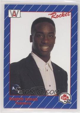 1991 All World CFL - [Base] #38 - Rocket Ismail [EX to NM]