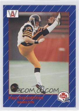 1991 All World CFL - [Base] #57 - Paul Osbaldiston