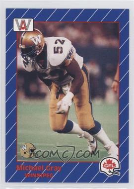 1991 All World CFL French - [Base] #103 - Michael Gray