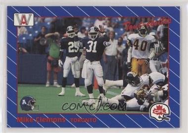 1991 All World CFL French - [Base] #75 - Mike Clemons