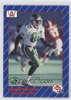 1991 All World CFL French - [Base] #81 - Donald Narcisse