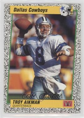 1991 All World Troy Aikman - [Base] #1.3 - Troy Aikman (Speckle Border French) [EX to NM]