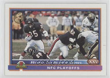 1991 Bowman - [Base] #550 - NFC Wild Card Game (Chicago Bears, New Orleans Saints)