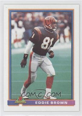 1991 Bowman - [Base] #77 - Eddie Brown