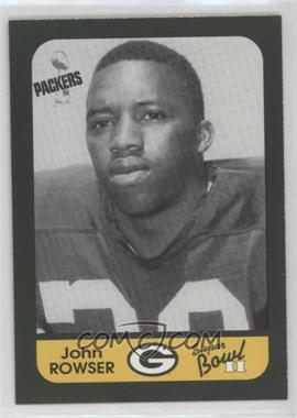 1991 Champion Cards Green Bay Packers Super Bowl II 25th Anniversary - [Base] #8 - John Rowser