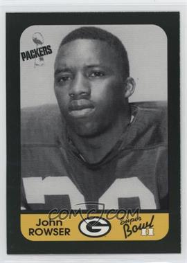 1991 Champion Cards Green Bay Packers Super Bowl II 25th Anniversary - [Base] #8 - John Rowser