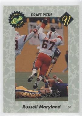 1991 Classic Draft Picks - [Base] #2 - Russell Maryland