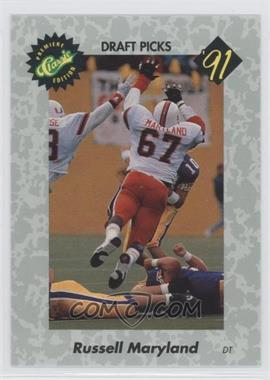 1991 Classic Draft Picks - [Base] #2 - Russell Maryland