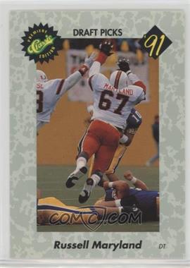 1991 Classic Draft Picks - [Base] #2 - Russell Maryland