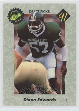 1991 Classic Draft Picks - [Base] #34 - Dixon Edwards