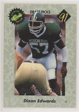 1991 Classic Draft Picks - [Base] #34 - Dixon Edwards