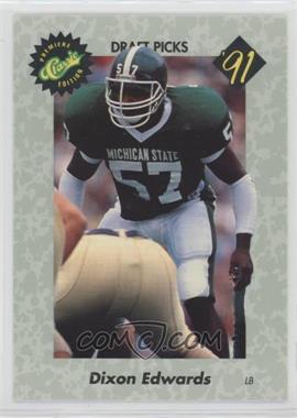 1991 Classic Draft Picks - [Base] #34 - Dixon Edwards