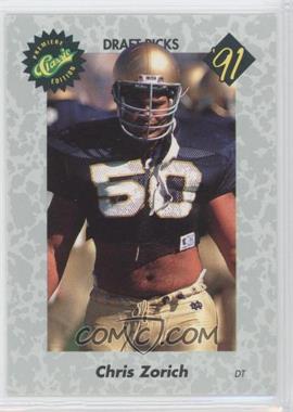 1991 Classic Draft Picks - [Base] #46 - Chris Zorich