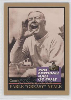 1991 Enor Pro Football Hall of Fame - [Base] #106 - Earle "Greasy" Neale