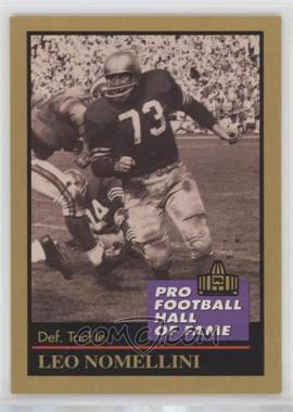 1991 Enor Pro Football Hall of Fame - [Base] #109 - Leo Nomellini