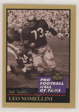 1991 Enor Pro Football Hall of Fame - [Base] #109 - Leo Nomellini