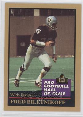 1991 Enor Pro Football Hall of Fame - [Base] #13 - Fred Biletnikoff