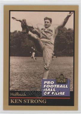 1991 Enor Pro Football Hall of Fame - [Base] #132 - Ken Strong