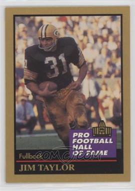 1991 Enor Pro Football Hall of Fame - [Base] #136 - Jim Taylor